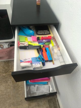 Cajonera IKEA ALEX Negra