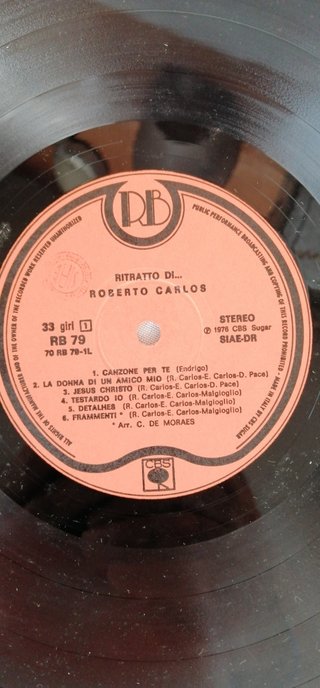 Vinile LP 33 Giri Roberto Carlos - Ritratto Di...
