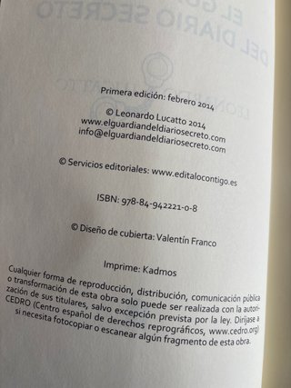 El guardián del diario secreto (Spanish Edition)