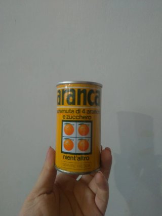 Lattina Aranciata Aranca Vintage Anni 80