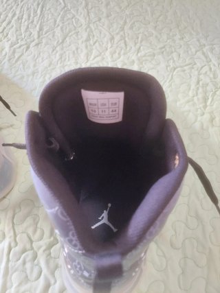 Zapatillas Air Jordan 11 Gucci Morado Negro