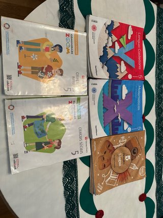 Libros quinto primaria editorial Santillana