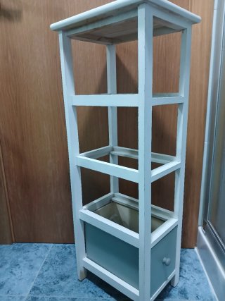 Columna Ducha y Armario Estantería