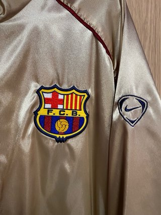 Chaqueta FC Barcelona Dorada Nike