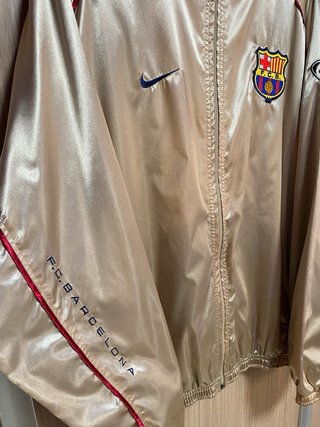 Chaqueta FC Barcelona Dorada Nike