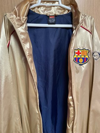 Chaqueta FC Barcelona Dorada Nike