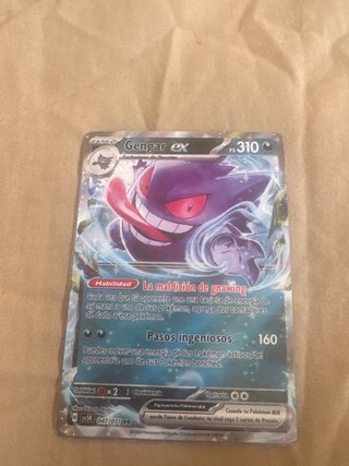 Carta Pokémon Ferropalmas EX Futuro