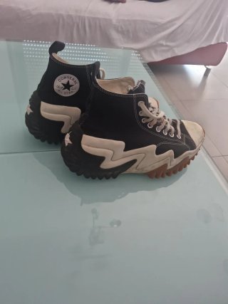 Converse Botas Negras Suela Gruesa