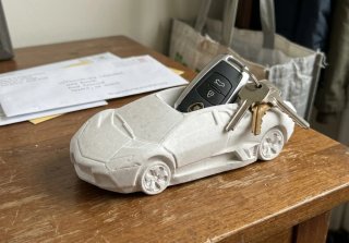 Svuotatasche / Vasetto Lamborghini marmo sintetico