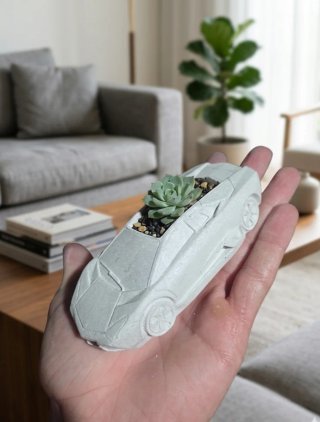 Svuotatasche / Vasetto Lamborghini marmo sintetico