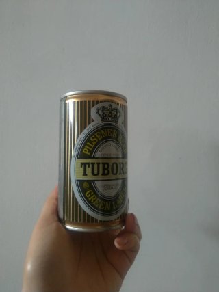 Lattina Tuborg Green Label anni 80 90
