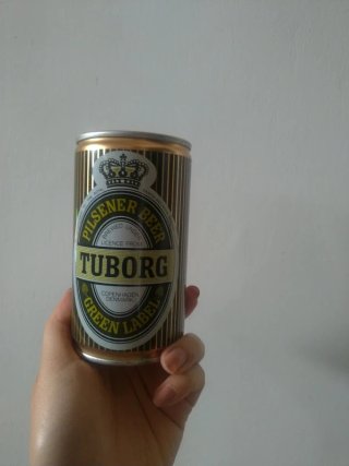 Lattina Tuborg Green Label anni 80 90