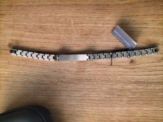 Pulsera Tommy Hilfiger Plata y Rojo Nueva