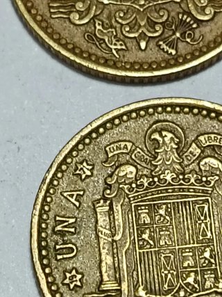 Lote 6 pesetas Francisco Franco 1966