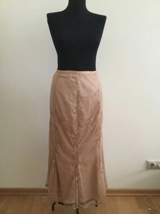 Elegante falda Max Mara Beige Larga