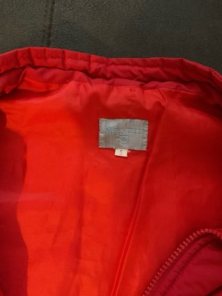 Chaleco acolchado rojo