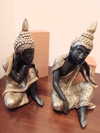 Statue di Buddha seduti (2 unità)