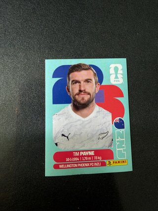 Cromo Mundial 2026 - Tim Payne