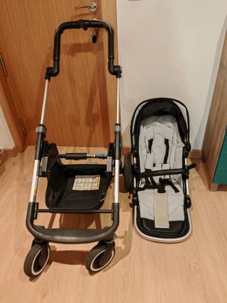 Carro bebé capazo y silla con bolsa