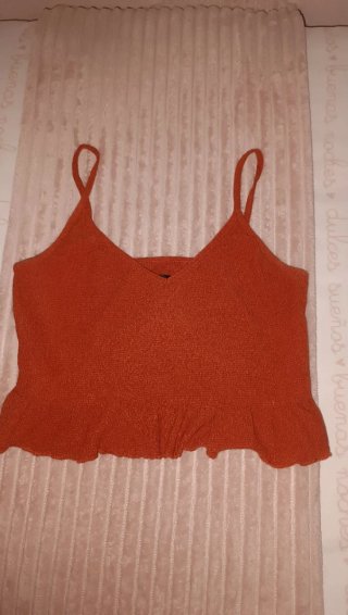 Top naranja tirantes
