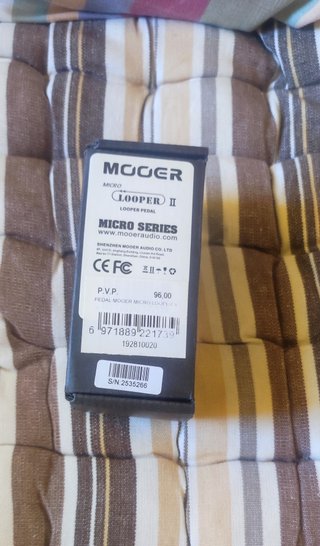 MOOER Mini Looper II Pedal. No hago envíos.