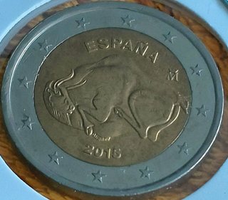 Moneda 2€ España 2015 Bisonte Altamira