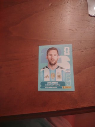 Cromo Messi ARG 17 Panini Mundial 2026