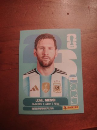 Cromo Messi ARG 17 Panini Mundial 2026