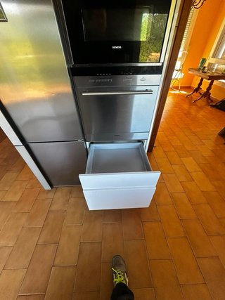 Muebles de cocina modernos con electrodomésticos