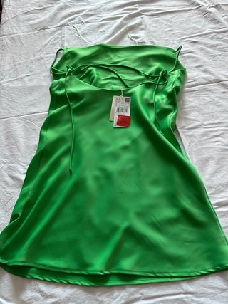 Vestido verde de tirantes