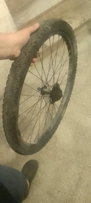 Ruote bici 26 x 2.00 anteriore e posteriore comple