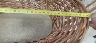 Cesta mimbre decorativa