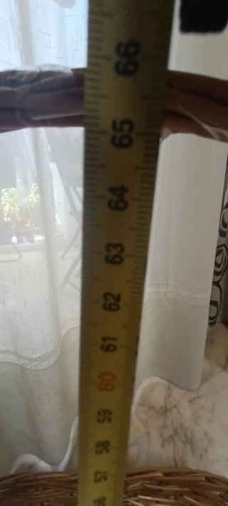 Cesta mimbre decorativa
