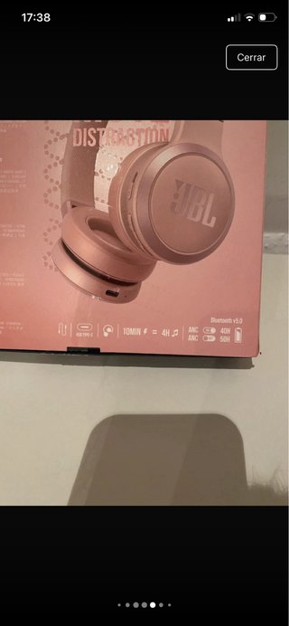 Auriculares JBL LIVE 460NC Rose Gold