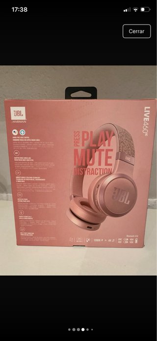 Auriculares JBL LIVE 460NC Rose Gold