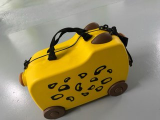 Valigia per bambini con ruote e design animale