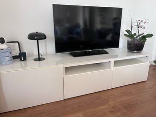 Mueble TV Besta Blanco