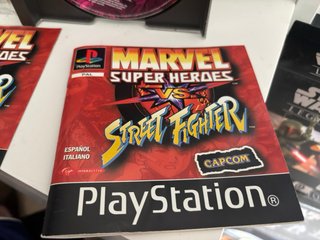 Marvel vs. Street Fighter PS1 PAL Español