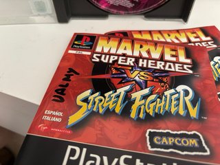 Marvel vs. Street Fighter PS1 PAL Español