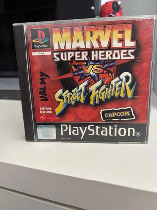 Marvel vs. Street Fighter PS1 PAL Español