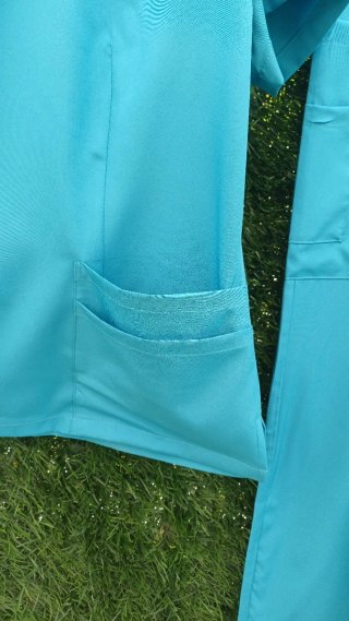 Uniforme azul M con cremallera