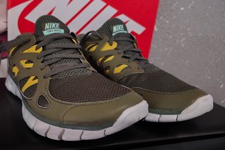 Zapatillas Nike Free Run 2 Verde y Amarillo