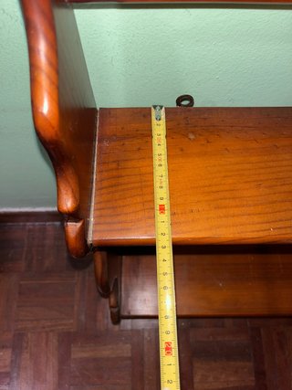 Estantería antigua de madera