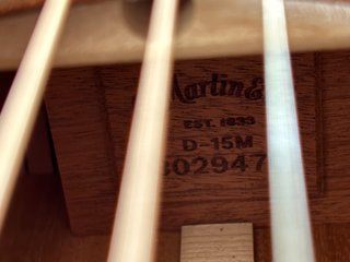Guitarra Martin D-15M con funda
