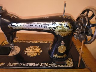 Máquina de coser antigua Singer de 1926 n'serie ok