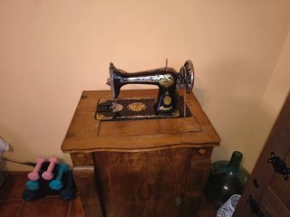Máquina de coser antigua Singer de 1926 n'serie ok