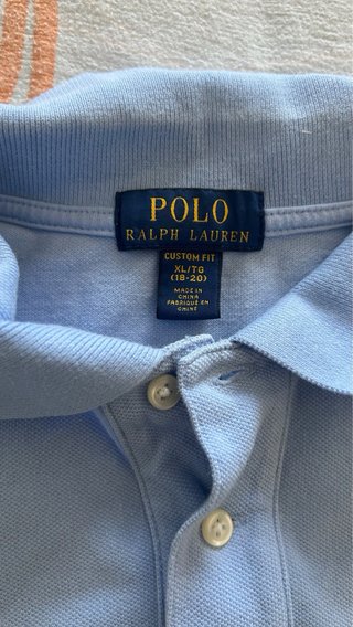 Polo Ralph Lauren Azul Celeste - Talla XL Hombre