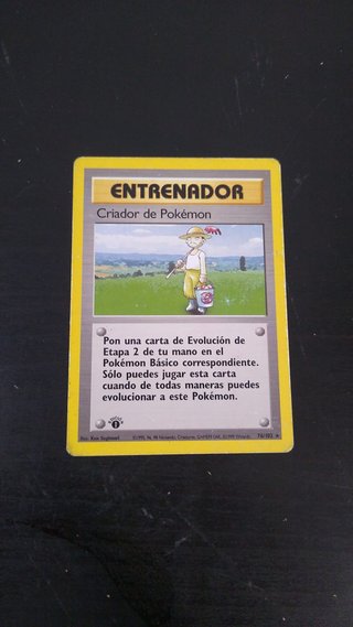 Entrenador Criador de Pokémon 1ª Edición
