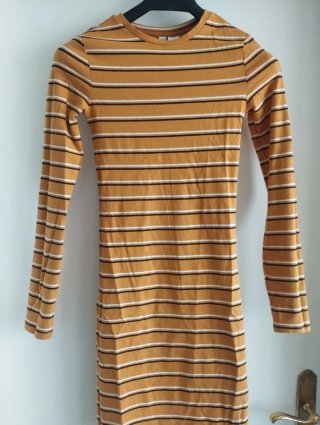 Vestido H&M Divided Rayas Talla 32