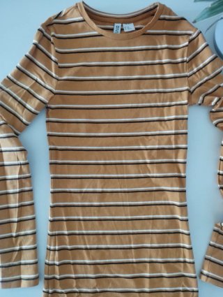 Vestido H&M Divided Rayas Talla 32